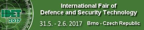 IDET 2017 International Fair of Defence and Security Technology Brno Czech Republic
