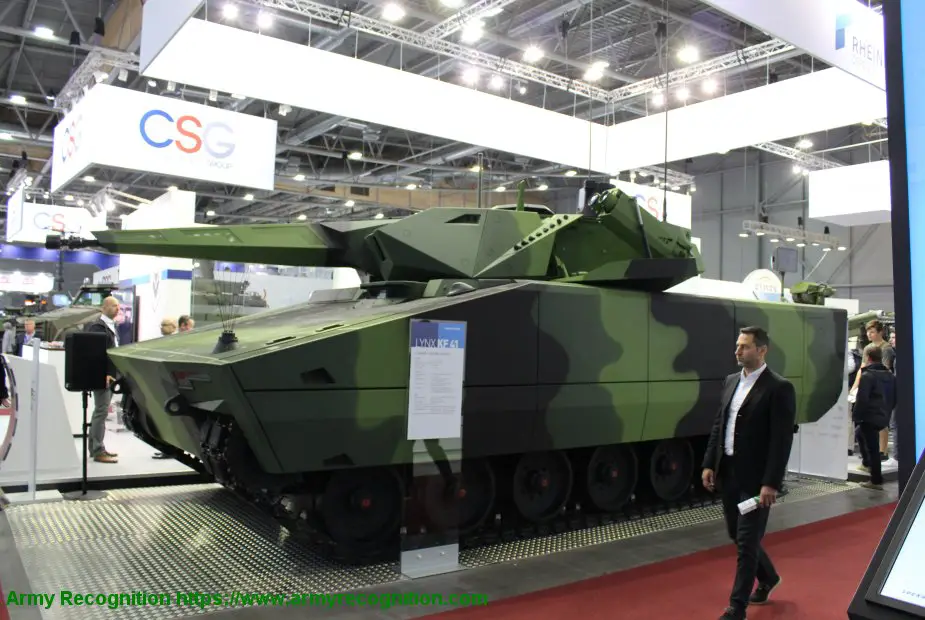 IDET 2019 Rheinmetall presents the LYNX to replace the BMP 2