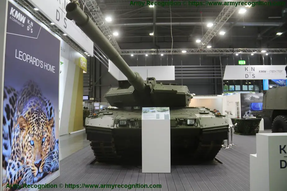 Leopard 2A7 main battle tank KNDS IDET 2019 defense exhibition Brno Czech Republic 925 001