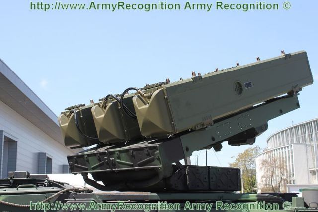 At the International Exhibition of Defence and Security Technologies IDET 2001, the French Company MBDA and the Czech Company Retia present a joint modernization project of Russian made SA-6 Gainful air defense vehicle, armed with three Surface-to-Air missile Aspide 2000, the SA-6 2K12 KUB CZ.