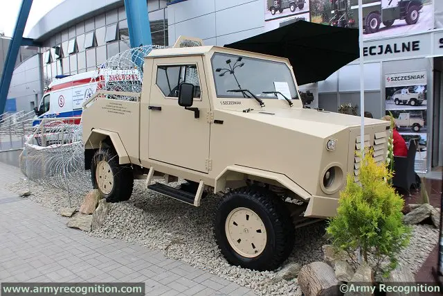 The Polish Company Szczesniak unveils the LST Light off-road tactical vehicle at MSPO 2014, the International Defense Equipment Exhibition in Kielce, Poland. Light Of-Road Vehicle LST is an example of a new generation special vehicle. The vehicle was designed and built as a response to market demand by specialists of our Company in cooperation with the Military Institute of Armour and Automotive and Military University of Technology.