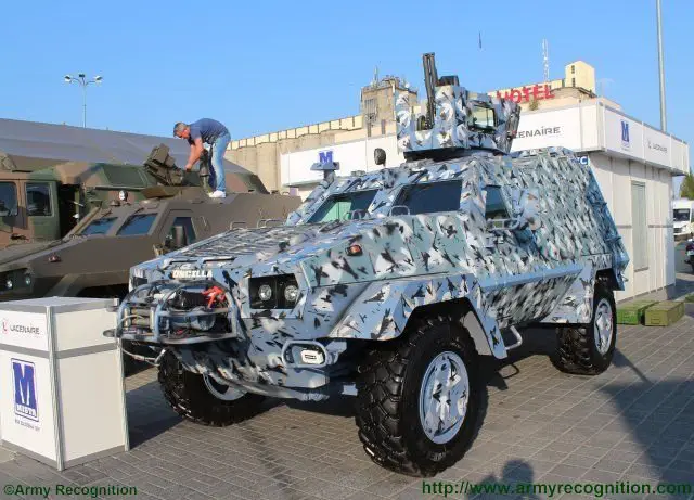 Two new variants of Lacenaire s Oncilla 4x4 armored personnel carrier make debuts at MSPO 2015 640 001