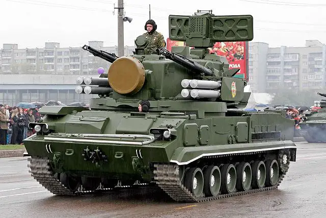 The 2S6 Tunguska 2K22 is a Russian-made self-propelled air defence system which combines gun and missile armament. The development of the 2S6 Tunguska began in 1970 after a request by the Russian army for a new self-propelled anti-aircraft weapon system to replace the old ZSU-23-4 self-propelled anti-aircraft gun. 