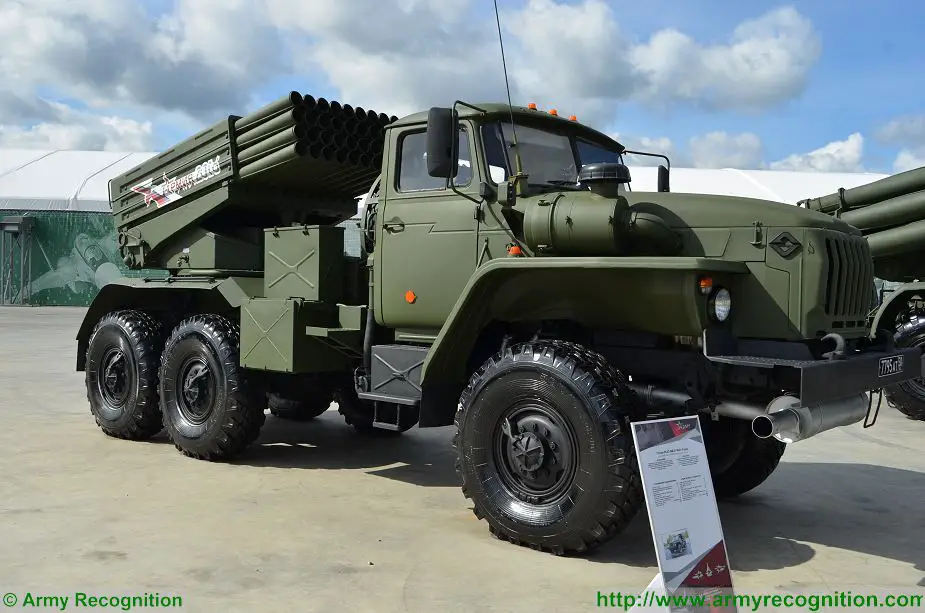 BM 21 Grad 122mm MLRS Multiple Launch Rocket System Russia Russian army defense industry 925 001