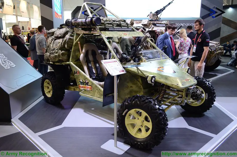 he Chechen Republic also presents a three seat version of its local-made buggy under the name of Charboz-M3. Developed by Russian engineers to be used as an assault, reconnaissance, medevac, or command vehicle, the light, multipurpose all-terrain vehicle can transport a crew of three and up to 250 kg of payload. The vehicle has been designed to be used in desert, mountain, and steppe terrains. 