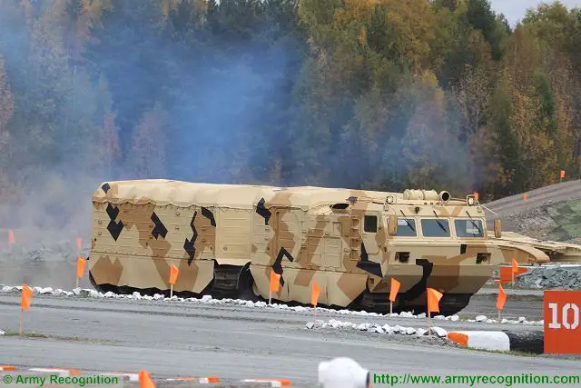 DT-10PM articulated APC tracked armoured personnel carrier Uralvagonzavod Russia Russian defense industry 002