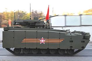 Kurganets-25 Kurganets AIFV armoured infantry fighting vehicle technical data sheet specifications information description pictures photos images video intelligence identification Russia Russian Military army defence industry military technology equipment