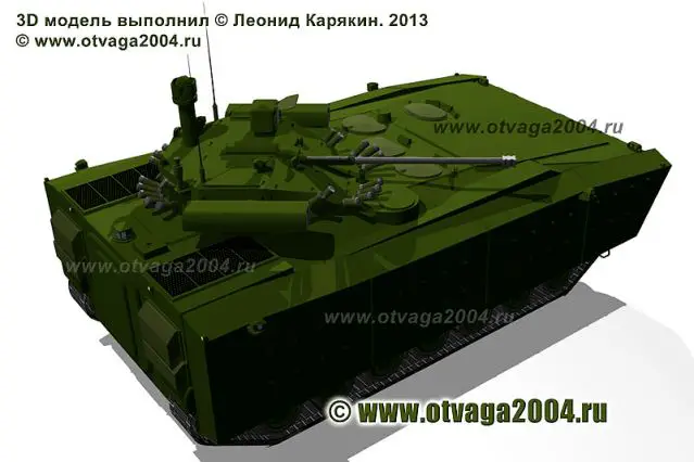 According to the Russian internet website "nakanune.ru", Kurgan Machine-Building Plant has reached a new stage in the production development of the new light tracked armoured vehicle platform Kurganets-25. The Russian Defense Company could be unveiled the new armoured vehicle during the military parade for the 70th anniversary of Victory in the Great Patriotic War in 2015. 