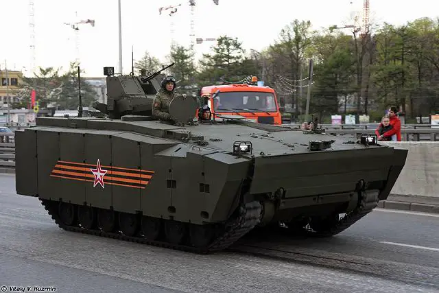 Kurganets-25 BTR tracked armoured vehicle personnel carrier Russia Russian army military equipment 640 001