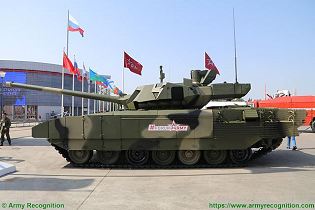 T 14 Armata main battle tank Russia Russian army defence industry military technology left side view 004