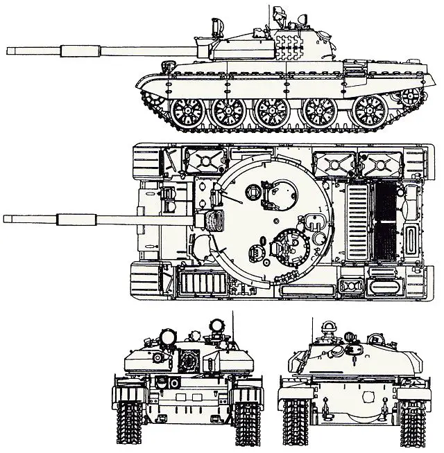 T-62M main battle tank technical data sheet specifications information description pictures photos images video intelligence identification Russia Russian army defence industry military technology equipment