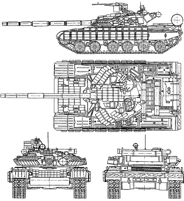 T-64BV main battle tank data sheet specifications information description pictures photos images video intelligence identification Russia Russian Military army defence industry military technology equipment