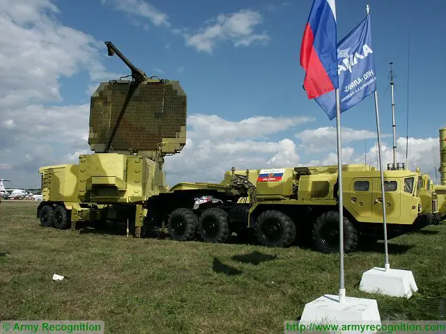 Russian 64N6E2 Big Bird target-indication radar for S-300-PMU2 air defense missile system