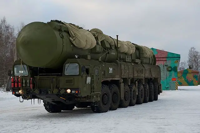 The Yars RS-24 Is a Russian-made mobile nuclear intercontinental ballistic missile which can be mounted on truck carrier or deployed in silos. The first production of Yars began in 2004. The layout of the vehicle is similar to the Topol-M SS-27.