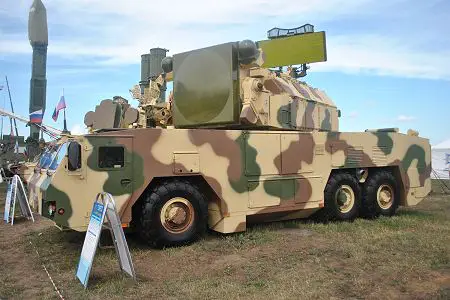 TOR M2K short range surface to air defense missile system defense Russia Russia army left side view 001