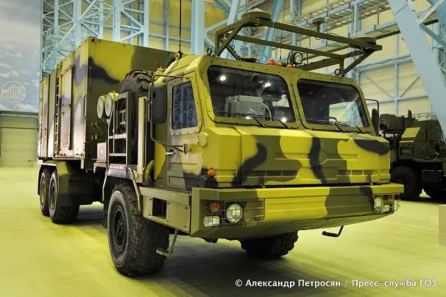 50K6 Command Control Vehicle Vityaz 50R6 missile system technical data sheet specifications information description pictures photos images video intelligence identification Russia Russian army defence industry military technology equipment