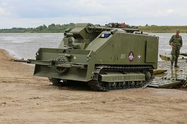 URAN-14 robotic mine clearance and firefighting tracked vehicle system Russia Russian army military equipment 640 001