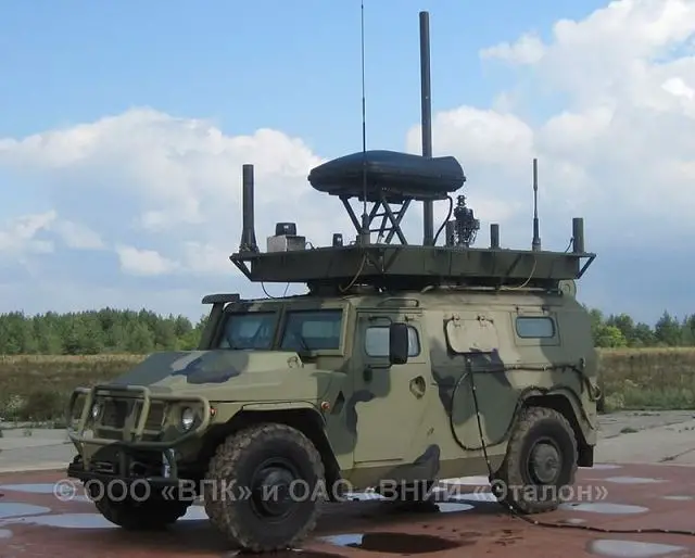 The Tigr-M MKTK REI PP with Leer-2 electronic warfare system is designed for developing radio emitters, jamming and suppressing radio-electronic means including cellular phone systems