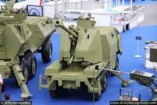 M09 105mm 6x6 armoured truck-mounted howitzer technical data sheet specifications description information intelligence pictures photos images identification YugoImport Serbia Serbian defence industry army military technology