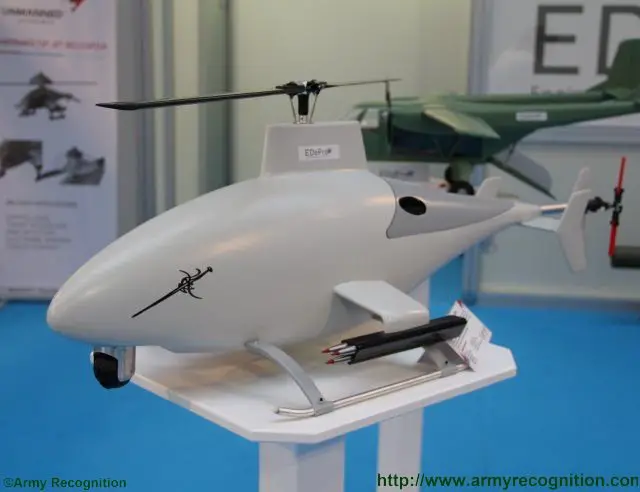 EDePro introduces two new porject of UAV at PARTNER 2015 the Rapier and the Atrox 640 001