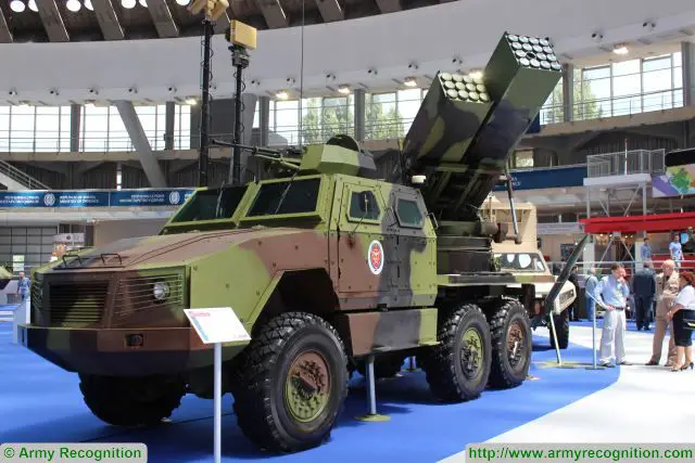 At Partner 2017, the International fair of armament and defense equipment in Belgrade, the Serbian Company has unveiled a new generation of Oganj multi-barrel rocket launcher system (MLRS). The previous version, M-77 128 Oganj was developed in the early 1970s to meet the requirements of the Yugoslav Army.