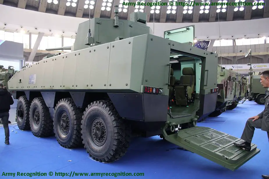 Yugoimport unveils new LAZANSKI 8x8 armored vehicle armed with 57mm cannon 925 002