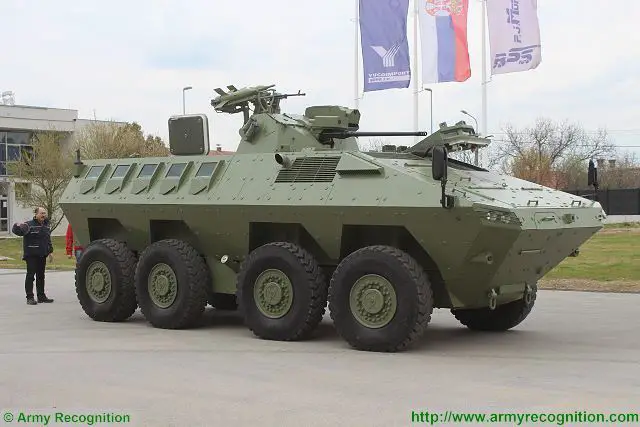 Lazar 2 8x8 MRAV MRAP Multi-Purpose armoured vehicle YugoImport Serbia Serbian defense industry military technology 640 003