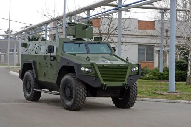 milosh bov m16 4x4 armored multi purpose combat vehicle YugoImport Serbia Serbian defense industry front view 640 001