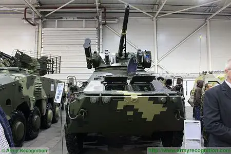 BTR 3DA 8x8 APC wheeled armoured vehicle personnel carrier Ukraine Ukrainian army defense industry front view 001