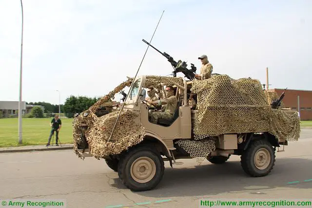 Belgian Special Forces JACAM 4x4 Unimog for long-range patrol missions