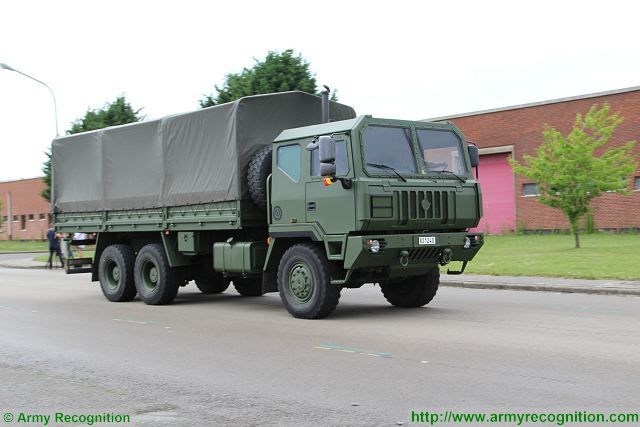 Belgian army M250 6x6 military truck