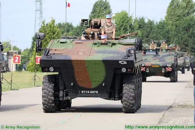 French Army VBC Command Post 8x8 armoured vehicle