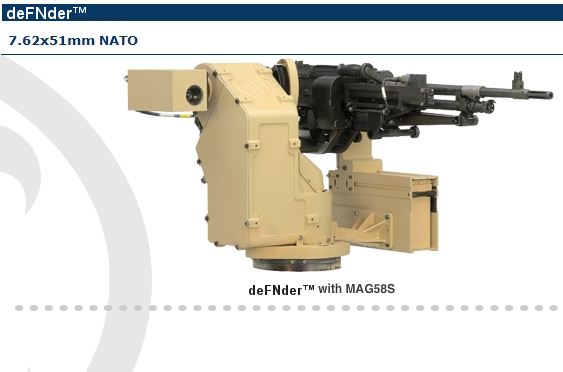 LRWS FN Herstal deFNder™ Light Remotely remote Weapons Station vehicle static Belgium Belgian technical data sheet description identification pictures