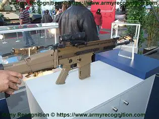 SCAR H Heavy 7 62mm assault rifle FN Herstal Belgian Belgium firearms manufacturer right side view 001