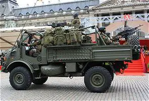 Unimog Special Forces Logistic Platform Carat Defense technical data sheet description specifications information intelligence pictures photos images Belgium Belgian Defence industry military technology