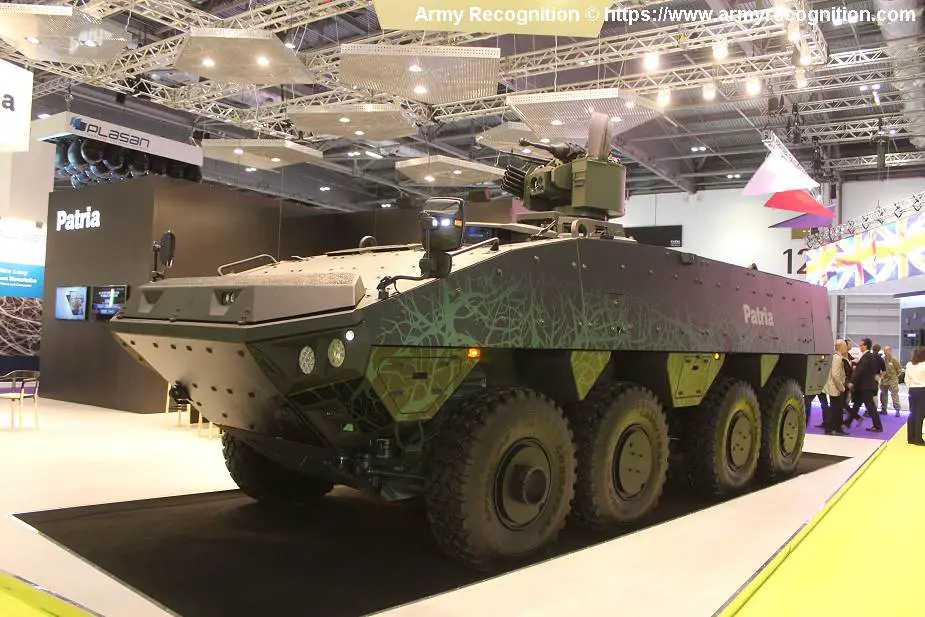 AMV XP Patria 8x8 wheeled multirole armored vehicle Finland 925 001