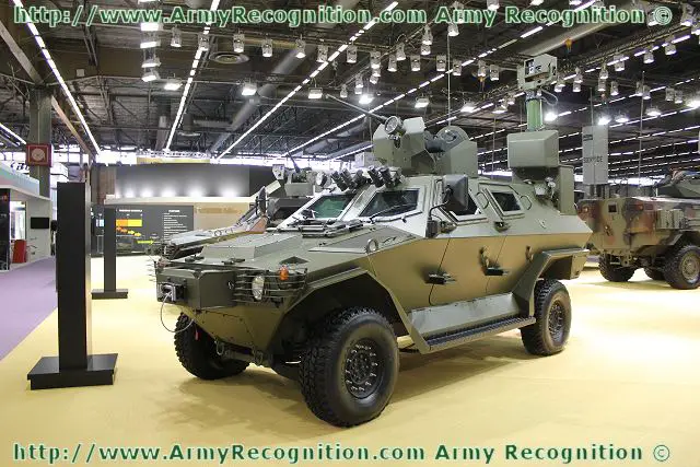 OTOKAR Cobra wheeled armoured reconnaissance vehicle at Eurosatory 2012