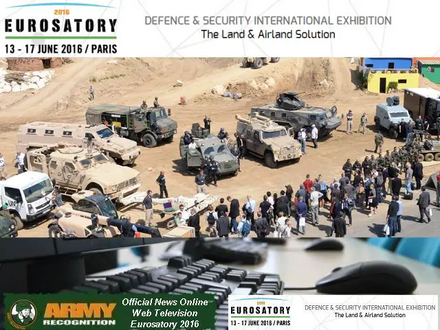 Army Recognition appointed by Eurosatory 2016 organizers as Official News Online with Web TV Television 640 001