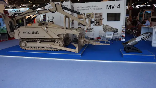 Eurosatory 2016 DOK ING presented a new multifunctional tool for its UGVs