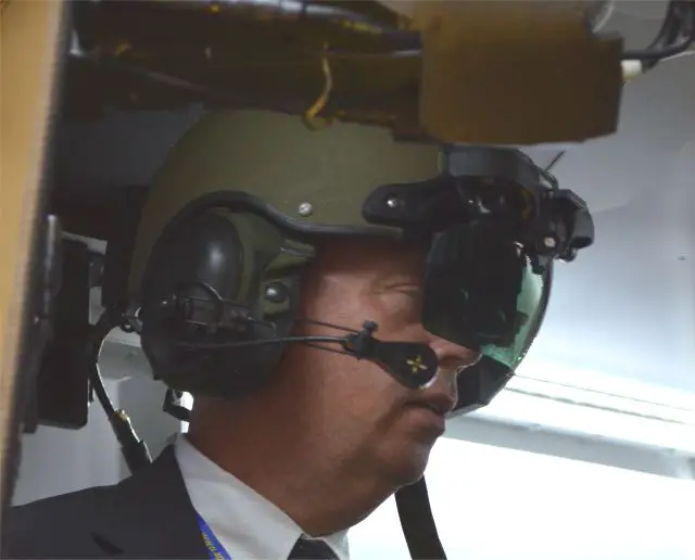 Elbit Systems introduces IronVision 360 degrees panoramic situational awareness helmet for tank crew 640 001