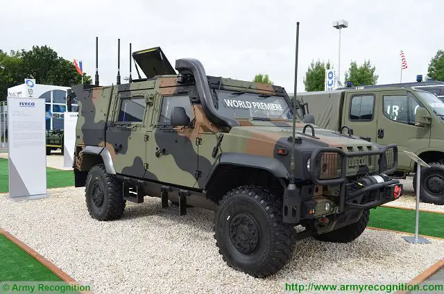 Italian Company IVECO unveils its new LMV 2 Light Multirole Armoured Vehicle at Eurosatory 2016 640 001