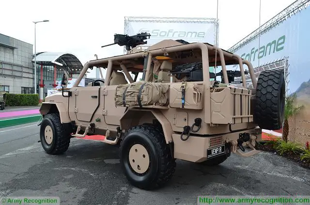 French Company Soframe unveils its new special forces vehicle called Venpir at Eurosatory 2016, the international land and airland defence and security exhibition in Paris, France. The Venpir uses a standard military truck chassis, but the vehicle is fully developed and designed by Soframe.