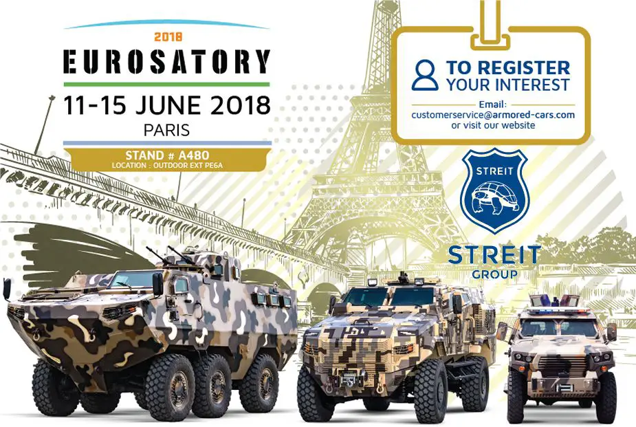 Eurosatory 2018 Streit Group new generation of land and sea military products 925 001