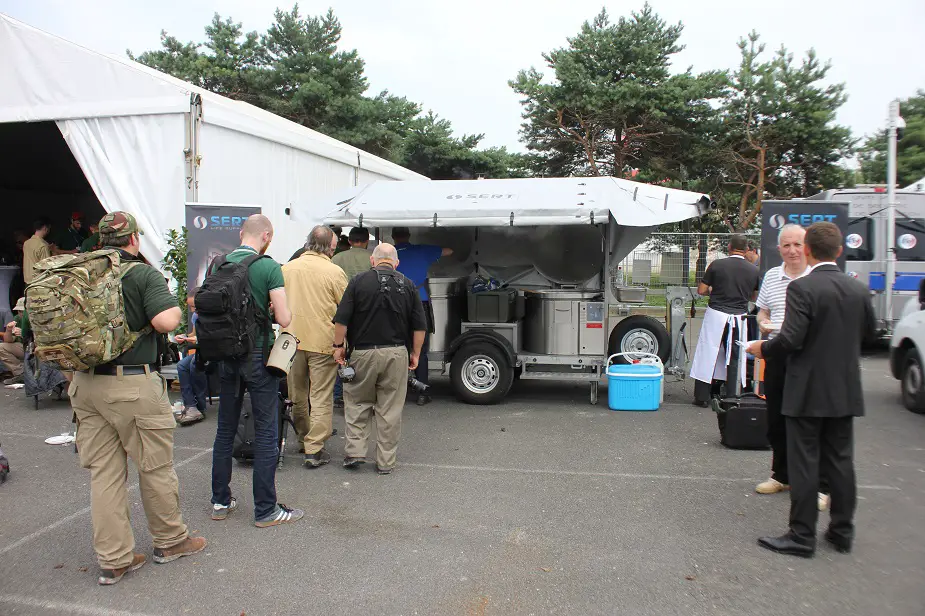 SERT to Serve Ravioles Cooked in its CR 300 Mobile Field Kitchen 2