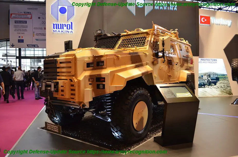 Eurosatory 2018 Nurol Makina presents Ejder Yalcin and NMS 4x4 armored 925 001