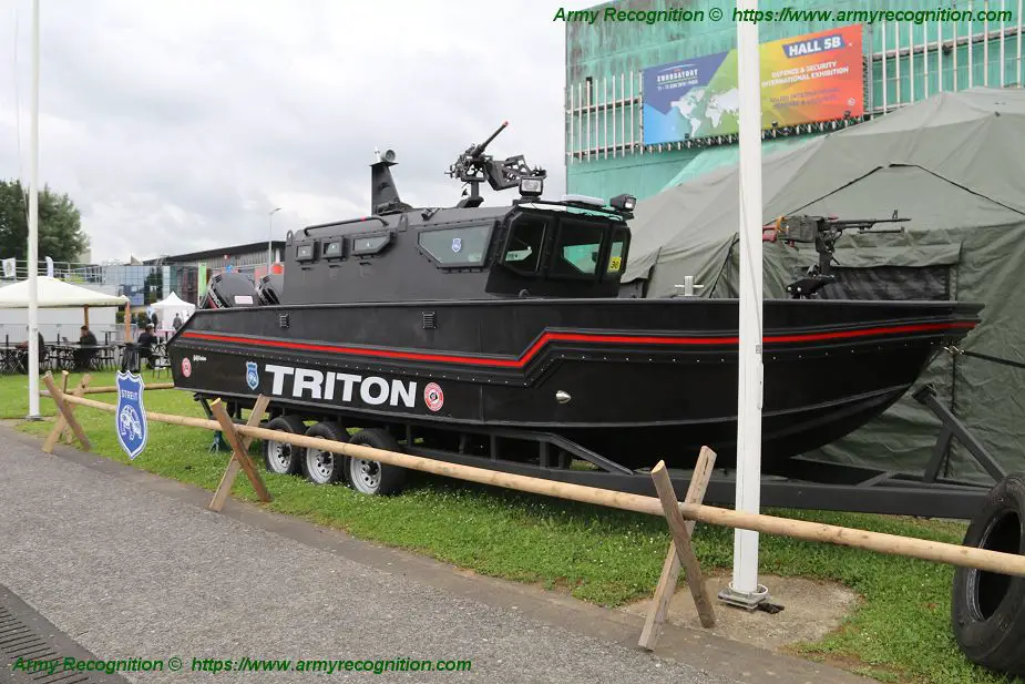 Eurosatory 2018 Triton G810 armored boat unveiled by Streit Marine 925 001