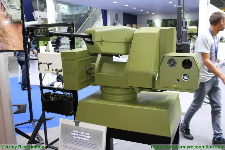 Yugoimport from Serbia presents remote weapon station Eurosatory 2018 925 001