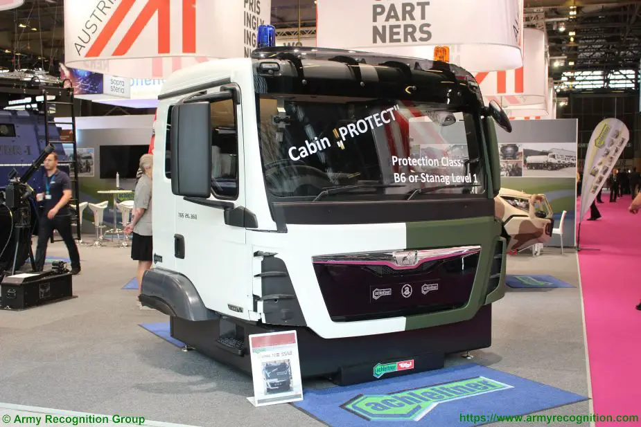 achleitner protect armored cab eurosatory 2018