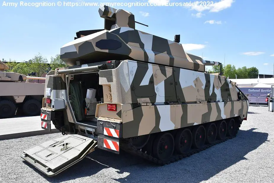 KMW from Germany unveils tracked version of Boxer multi role armored vehicle Eurosatory 2022 925 002