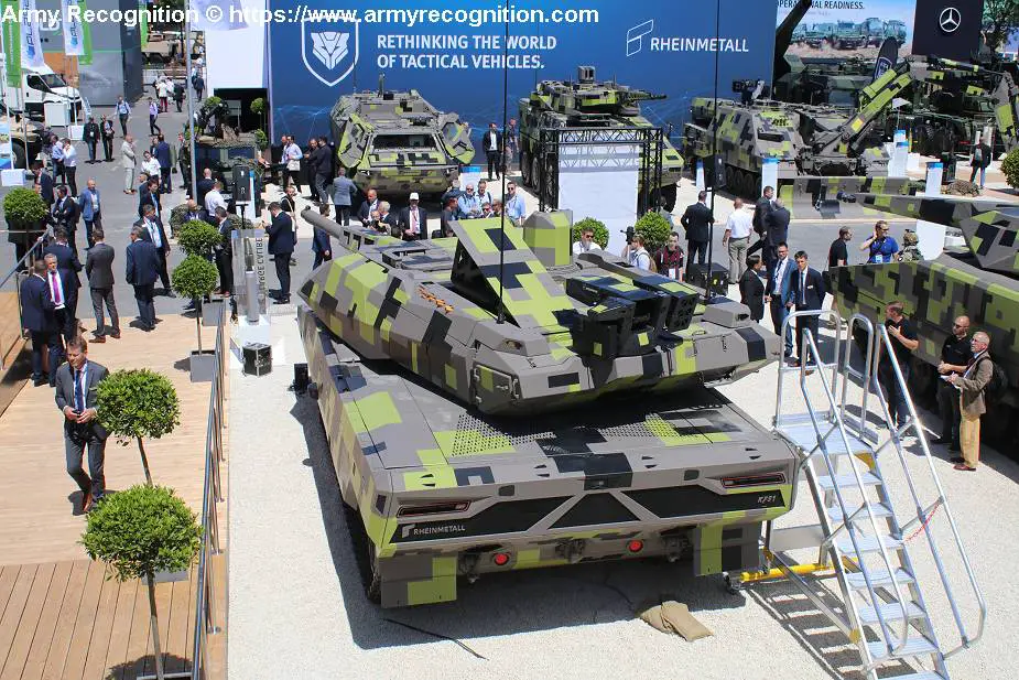 Rheinmetall from Germany launches its new KF51 Panther MBT Main Battle Tank Eurosatory 2022 925 002